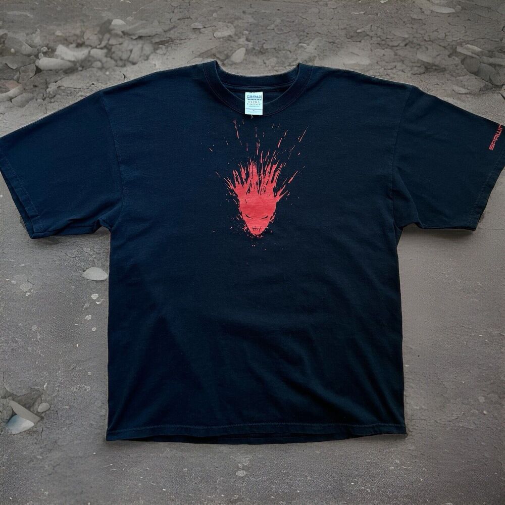 Vintage Spawn Shirt XL Black 90s Horror Comics Mcfarlane Toys Punk Art